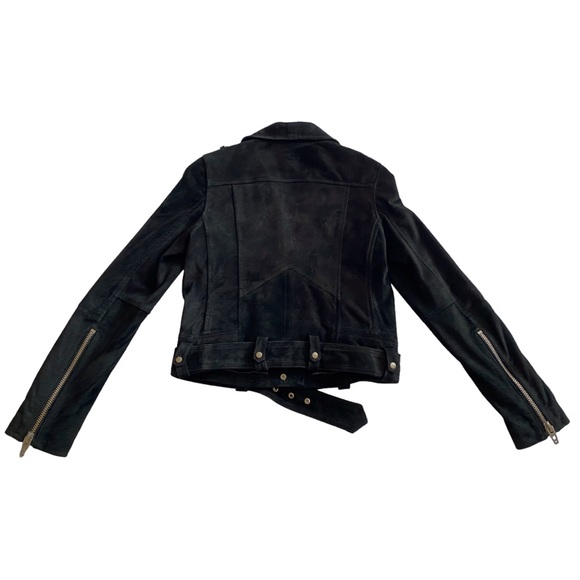 BLANKNYC black suede moto jacket, size x-small - Picture 3 of 10